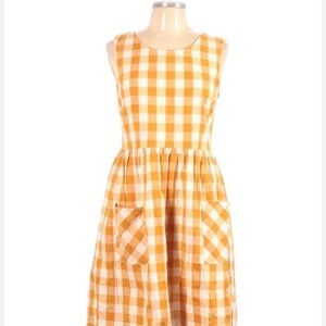 Princess Highway Kids Dress - Orange Gingham